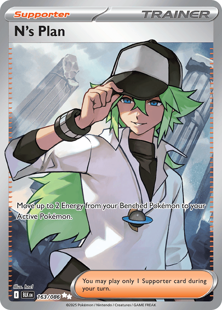 Carta Pokémon N's Plan 163