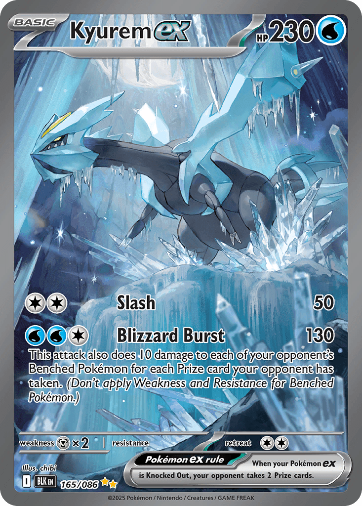 Carta Pokémon Kyurem ex 165