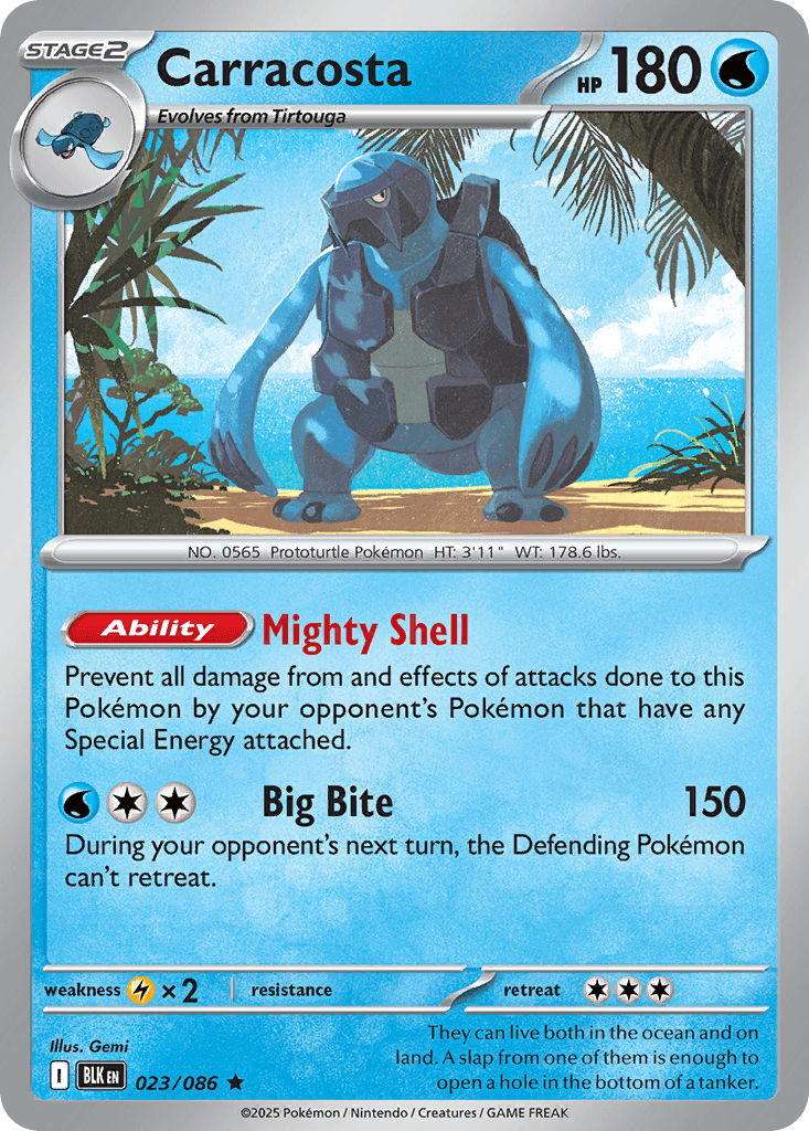 Carta Pokémon Carracosta 23
