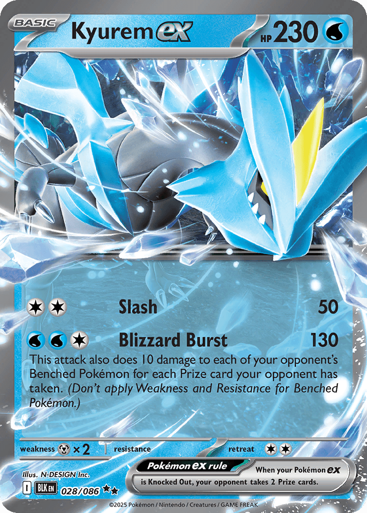 Carta Pokémon Kyurem ex 28