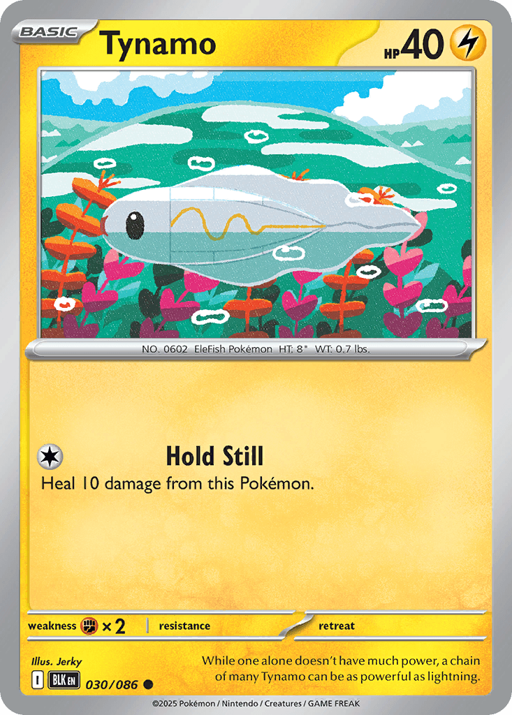 Carta Pokémon Tynamo 30