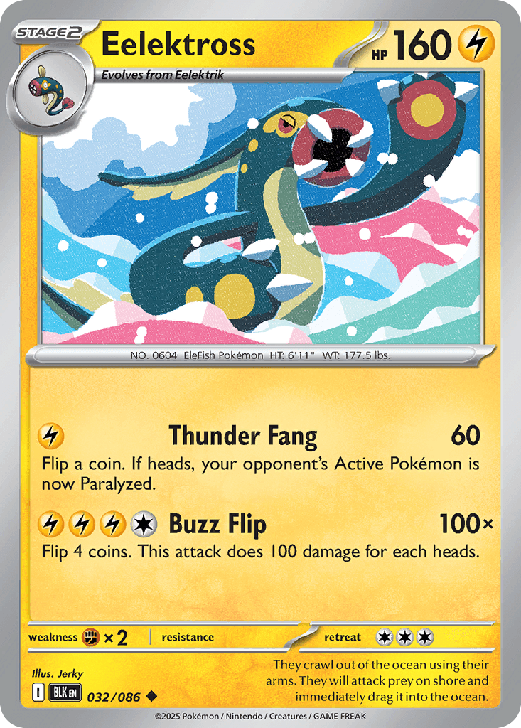 Carta Pokémon Eelektross