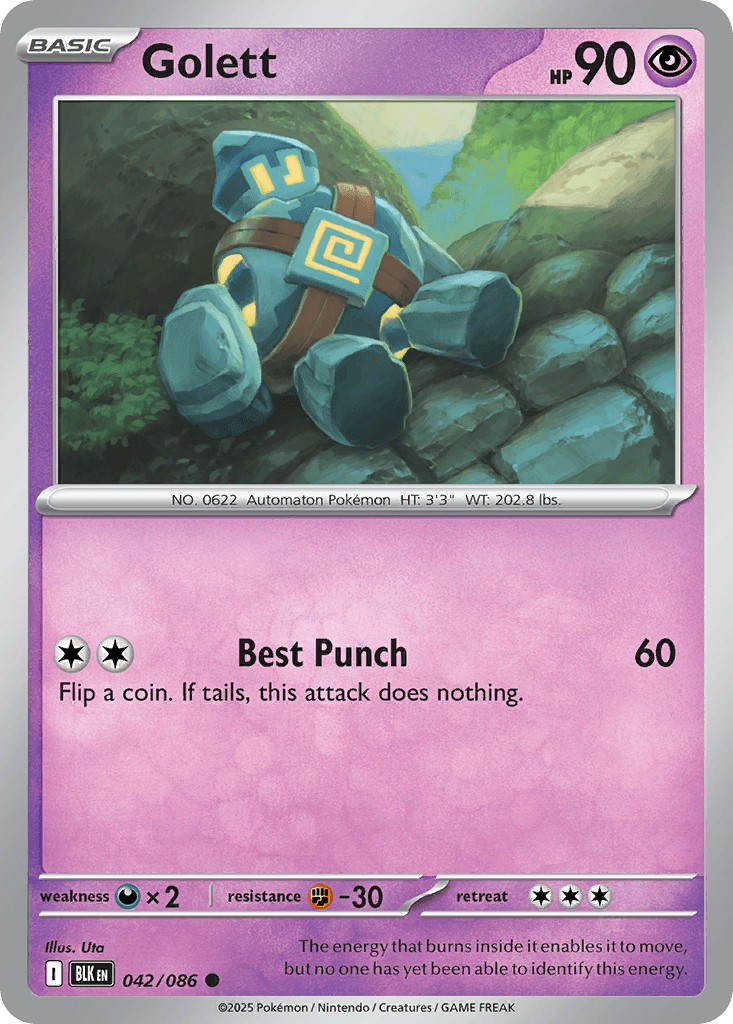 Carta Pokémon Golett 42