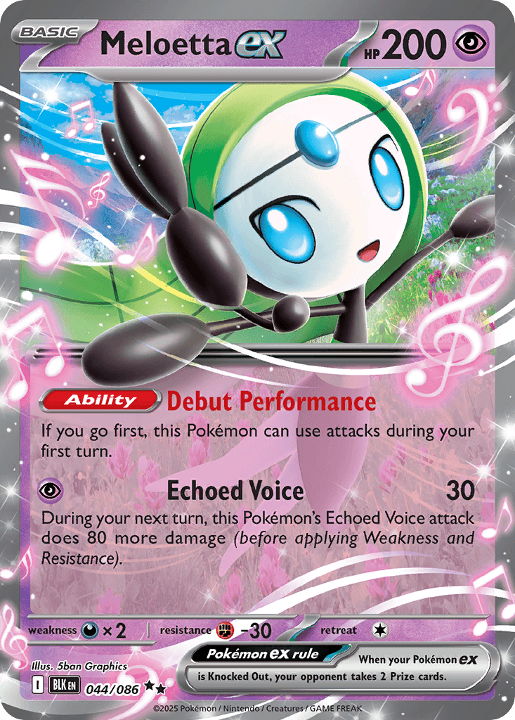 Carta Pokémon Meloetta ex