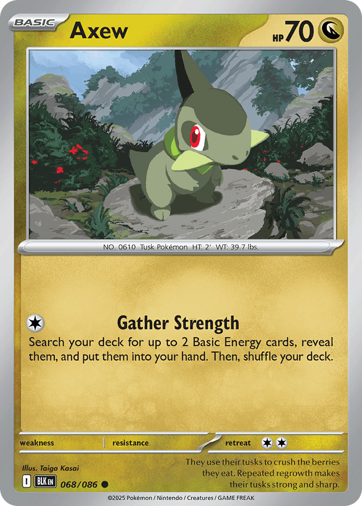 Carta Pokémon Axew