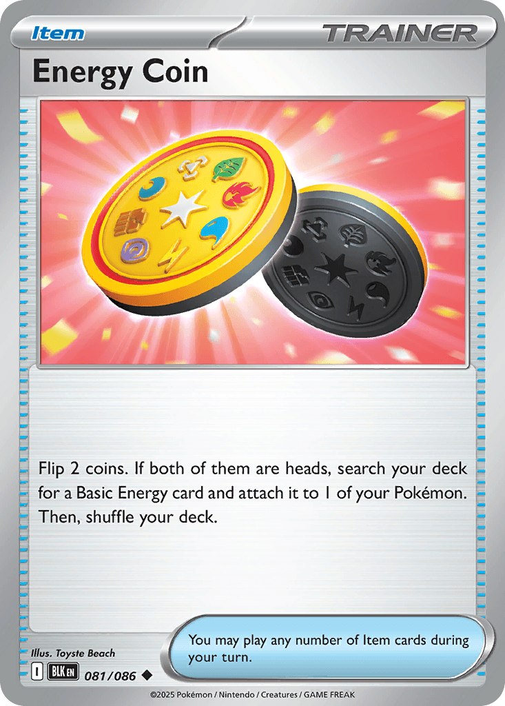 Carta Pokémon Energy Coin 81
