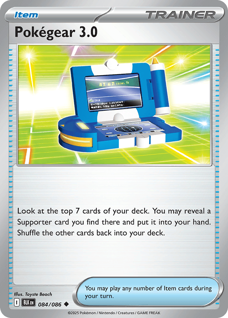 Carta Pokémon Pokégear 3.0 84