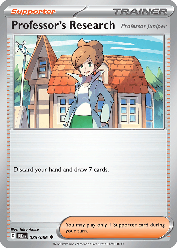 Carta Pokémon Professor's Research 85