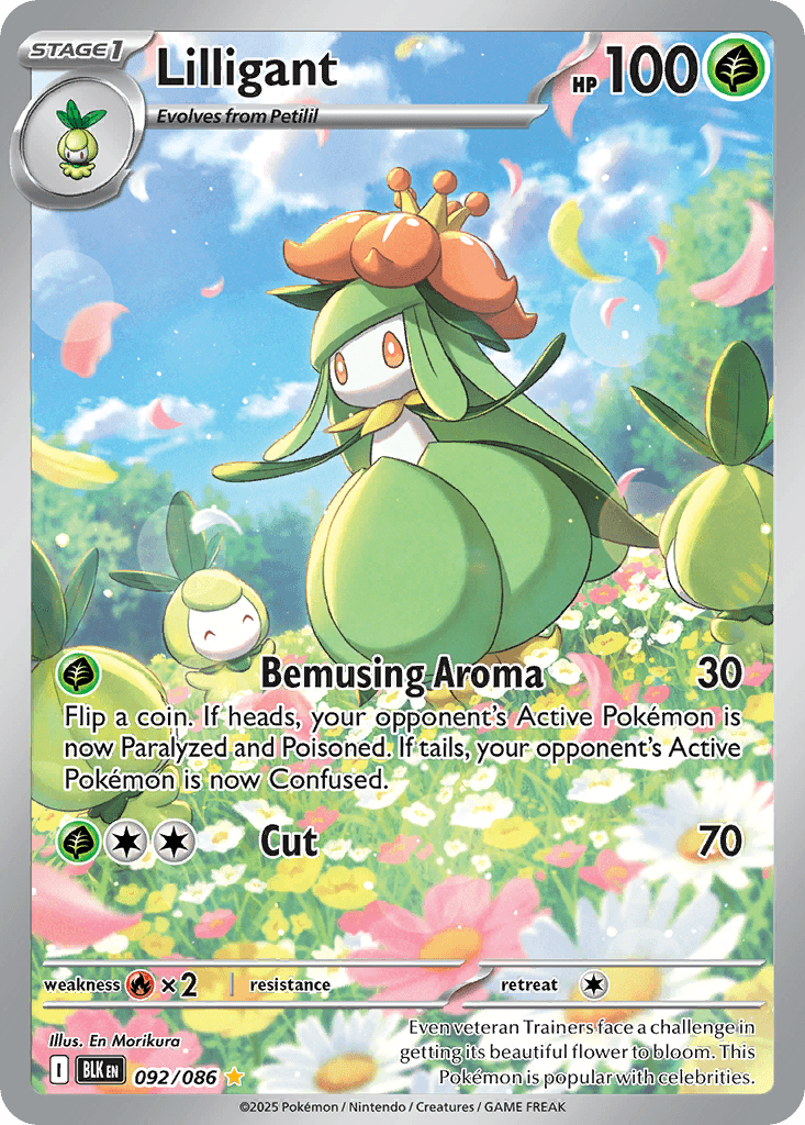 Carta Pokémon Lilligant 92