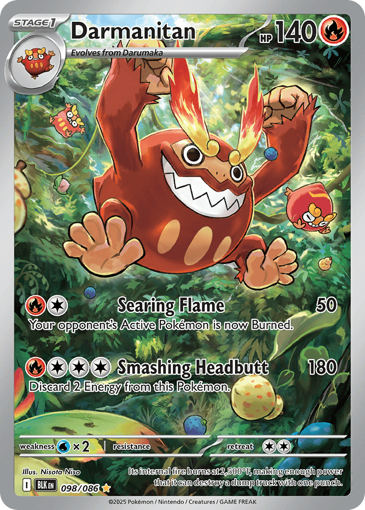 Carta Pokémon Darmanitan 98