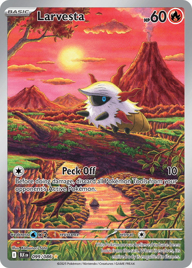 Carta Pokémon Larvesta 99